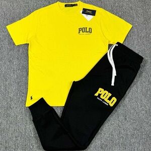 ***NEW!!!***Polo by Ralph Lauren Yellow and Black Set